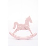 Cavalinho de balanço Rosa